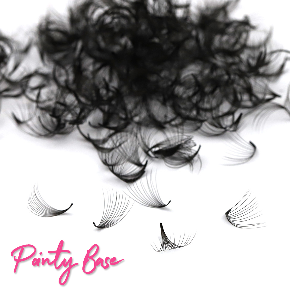 Eyelash Extension Medium - Ventagli prefabbricati fatti a mano Ciglia