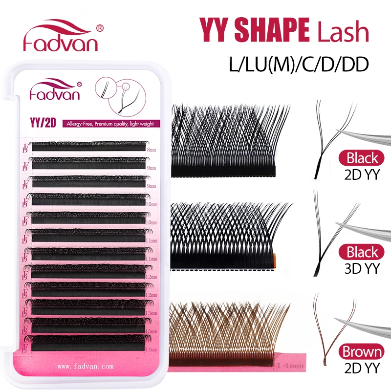 Eyelash Extension Yy - FADVAN YY/SYY Forma L/LU(M)/C/D/DD Estensione ciglia