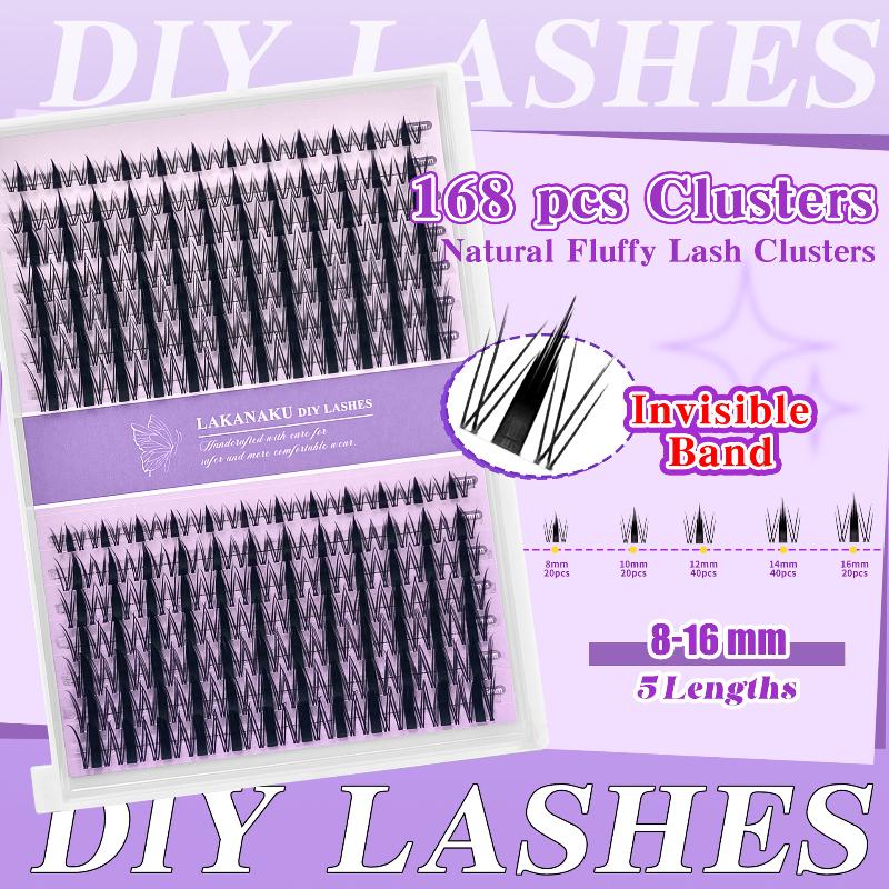 Eyelash Extension For Beginners - Ciglia Naturali a Ciuffetti, Applicazione Facile,