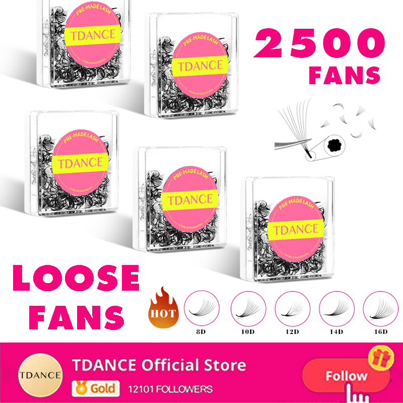 Eyelash Extension Medium - TDANCE 2500 Ventole Base a punta