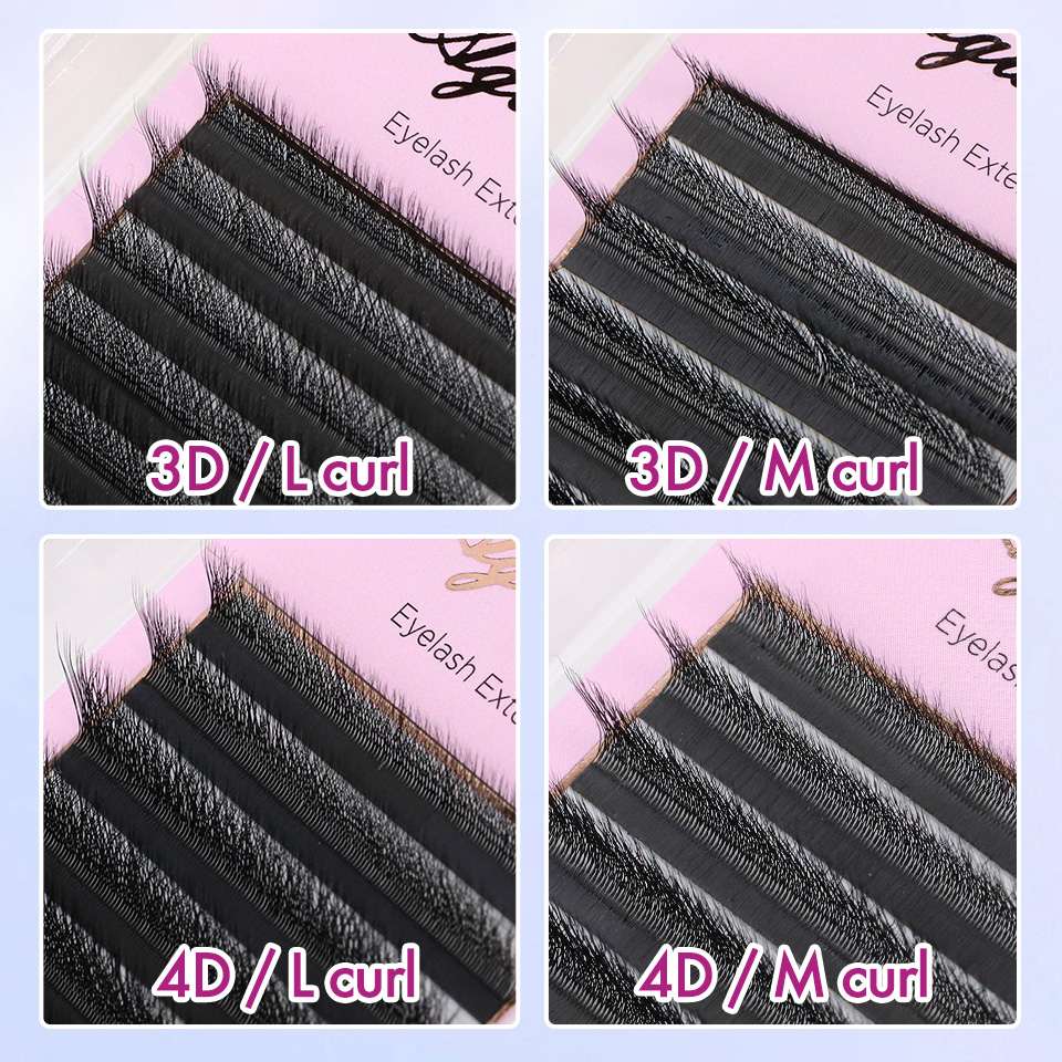Eyelash Extension Yy - LM (LU) Curl W Forma Estensioni
