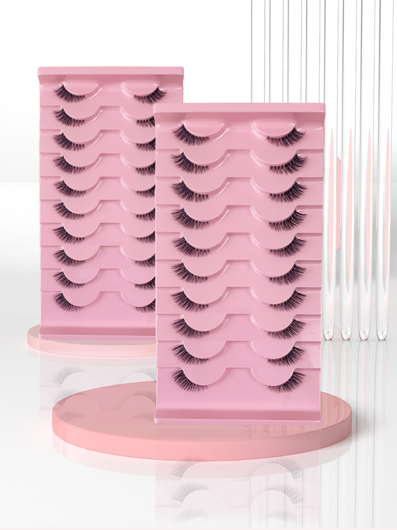 AMSDCN 10 paia di ciglia di vi - Eyelash Extension Medium recensione e prezzo