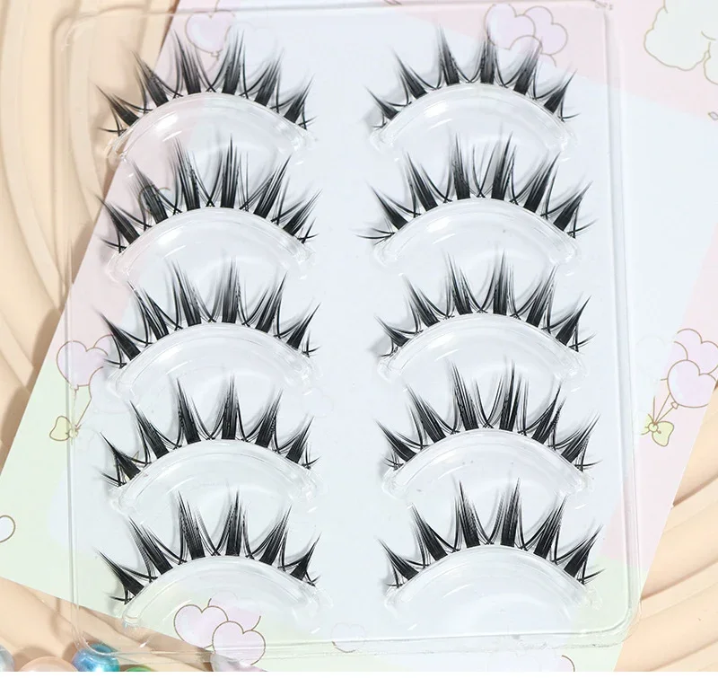 5 paia Manga Eye Ciglia finte  - Eyelash Extension Douyin recensione e prezzo