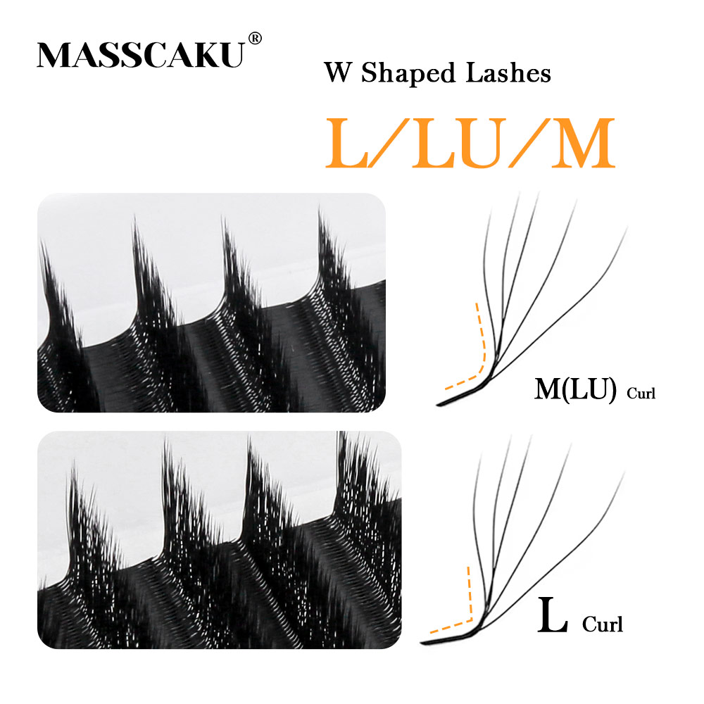MASSCAKU L LU M Curl YY/W Form - Eyelash Extension Yy recensione e prezzo