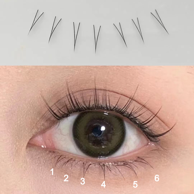J Curl a forma di V sotto le c - Eyelash Extension Korea recensione e prezzo