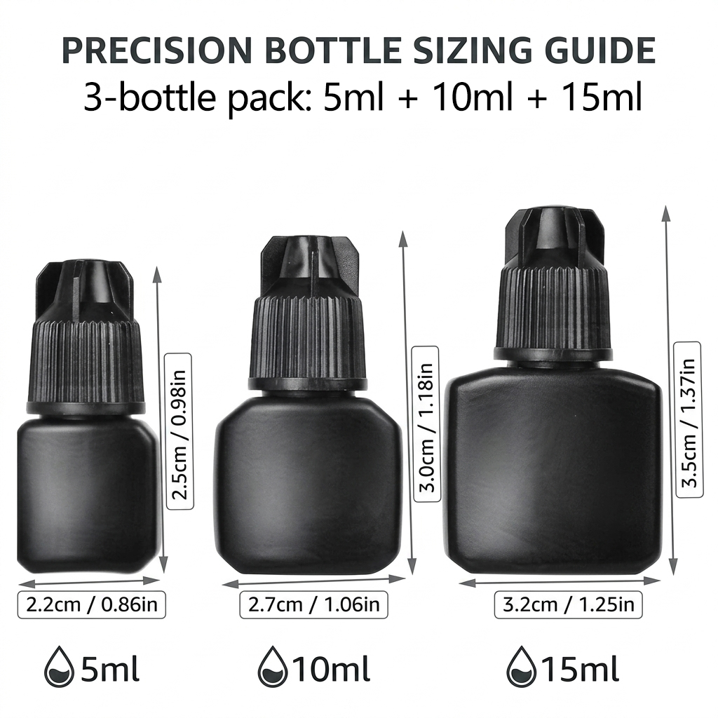 Set di 3 Flaconi Vuoti per Col - Refill Eyelash Extension recensione e prezzo