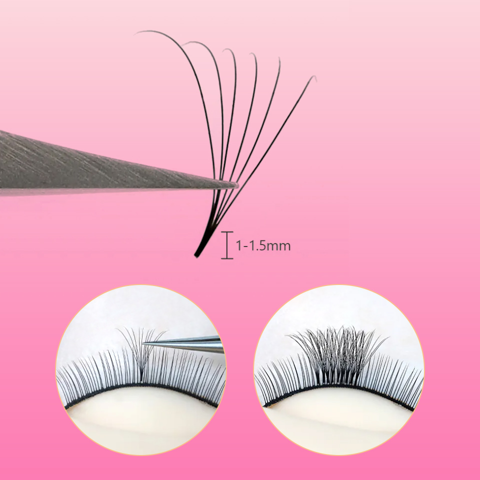 Lashprofessor 3D-40D Cluster V - Eyelash Extension Medium recensione e prezzo