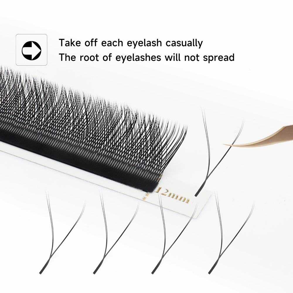 XIUSUZAKI Ciglia a forma di W  - Eyelash Extension Yy recensione e prezzo