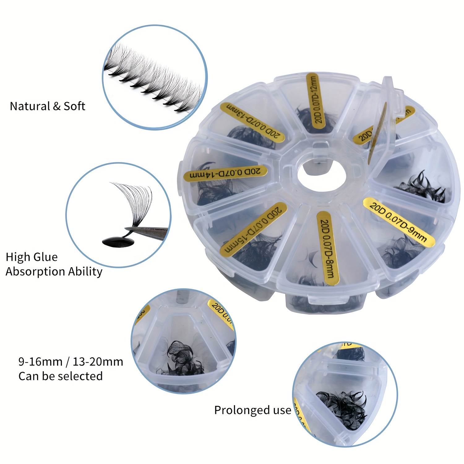 Sackvis 480 Ventole Sciolte 8- - Eyelash Extension Medium recensione e prezzo