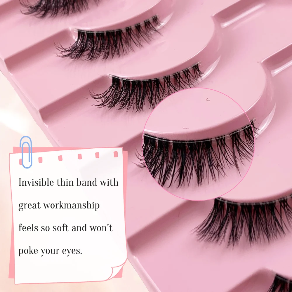 AMSDCN 10 paia di ciglia di vi - Eyelash Extension Medium recensione e prezzo